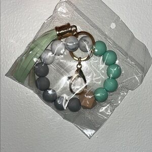 Elegant Wristlet Bracelet Keychain